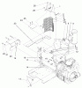 Zerto-Turn Mäher 74195 (Z350) - Toro Z Master 48" Mower and Bag (SN: 200000001 - 200999999) (2000) Listas de piezas de repuesto y dibujos EXHAUST ASSEMBLY