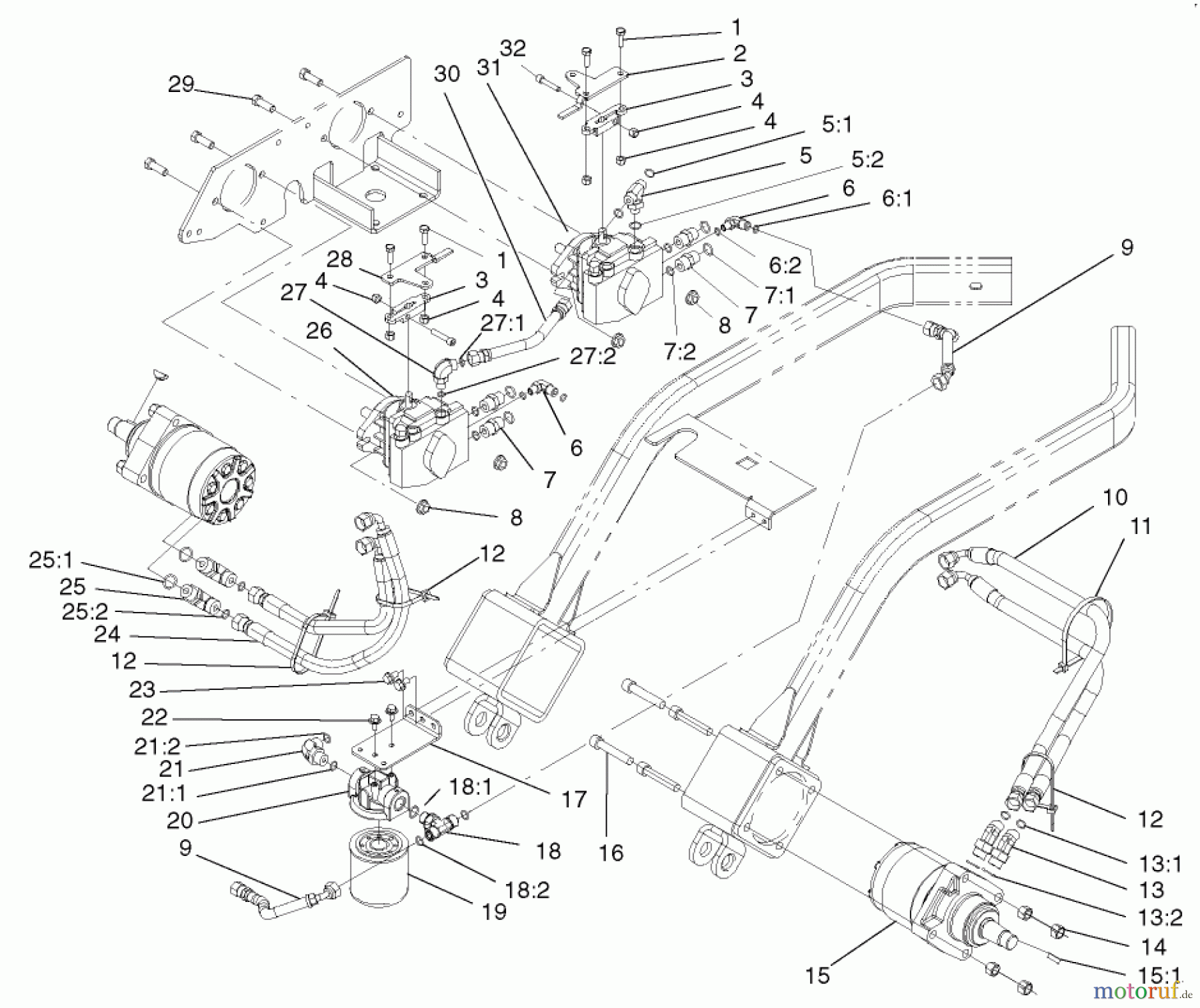  Zerto-Turn Mäher 74195 (Z350) - Toro Z Master 48