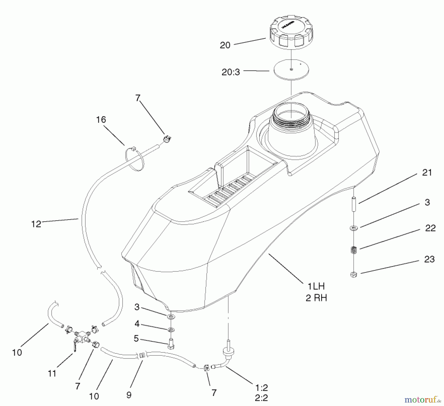  Zerto-Turn Mäher 74197 (Z153) - Toro Z Master Mower, 52