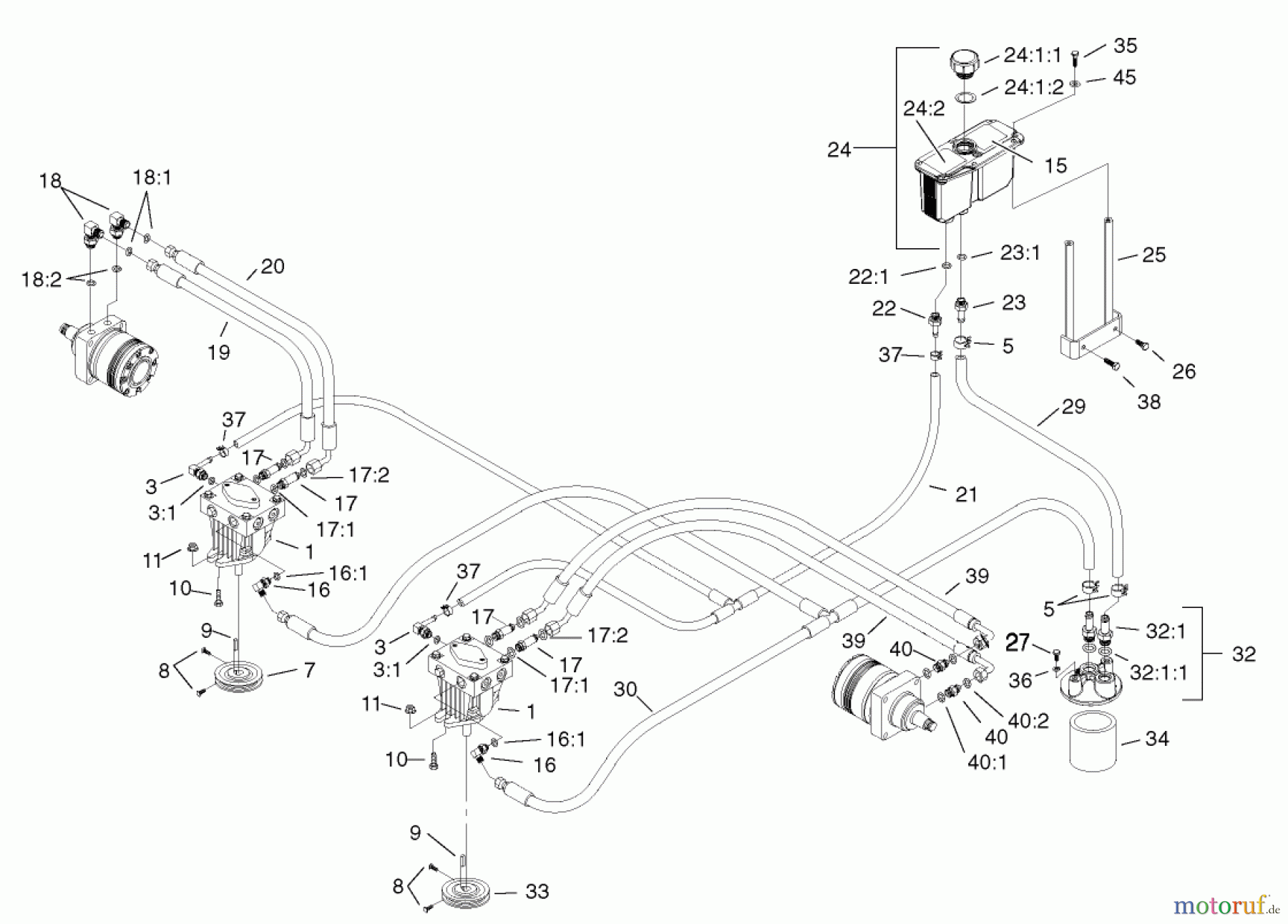  Zerto-Turn Mäher 74197 (Z153) - Toro Z Master Mower, 52