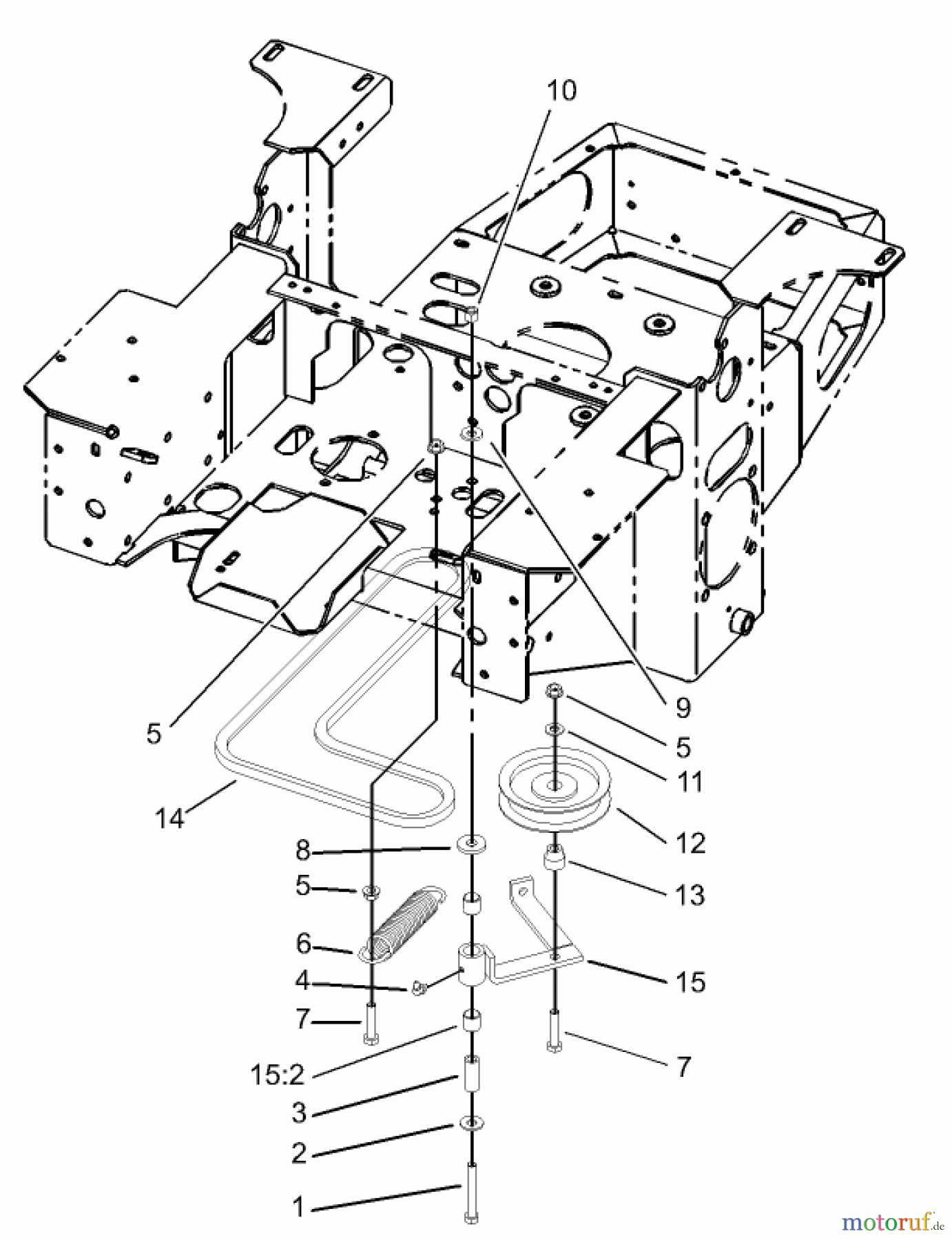  Zerto-Turn Mäher 74197 (Z153) - Toro Z Master Mower, 52