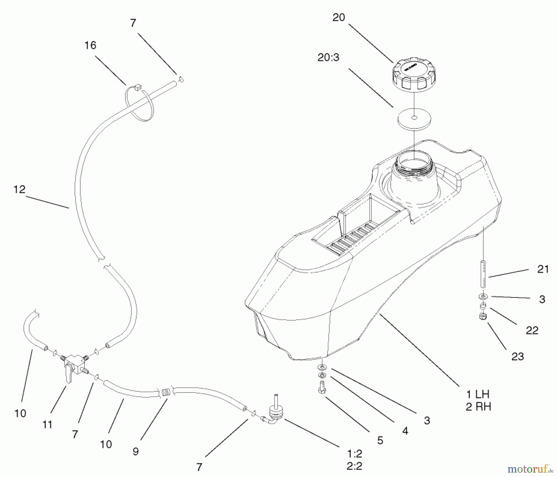  Zerto-Turn Mäher 74198 (Z153) - Toro Z Master Mower, 52