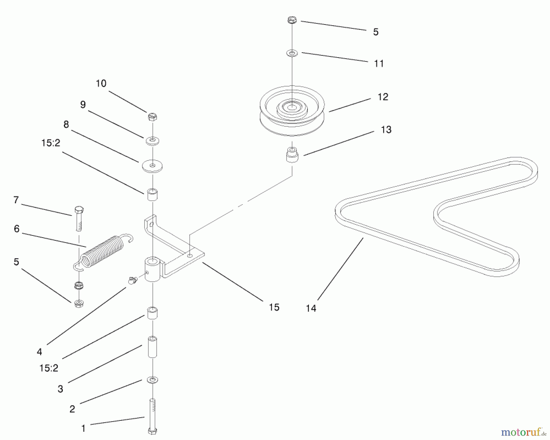  Zerto-Turn Mäher 74198 (Z153) - Toro Z Master Mower, 52