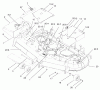 Zerto-Turn Mäher 74198 (Z153) - Toro Z Master Mower, 52" SFS Side Discharge Deck (SN: 230000001 - 230005000) (2003) Listas de piezas de repuesto y dibujos DECK ASSEMBLY