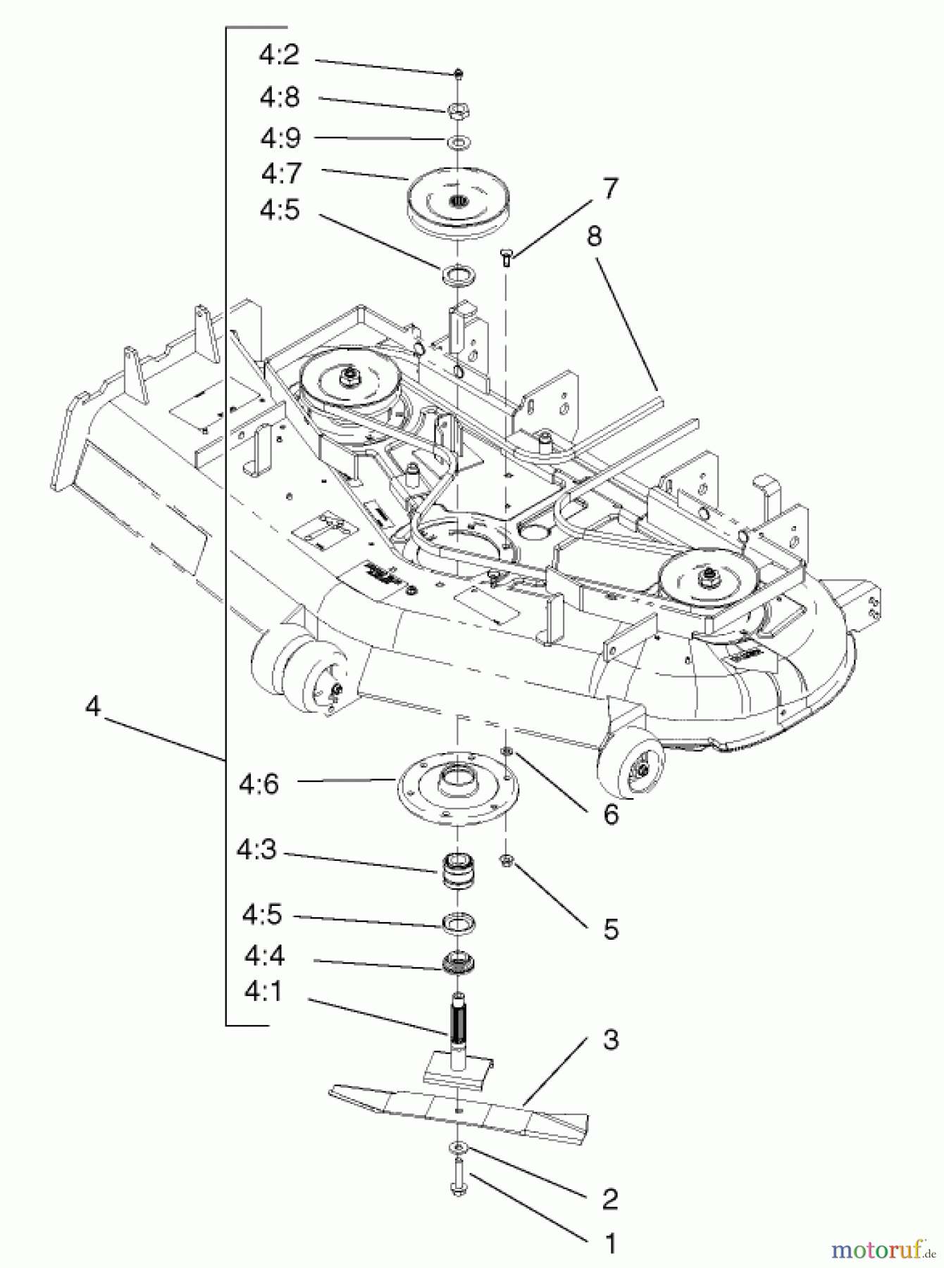  Zerto-Turn Mäher 74198 (Z153) - Toro Z Master Mower, 52