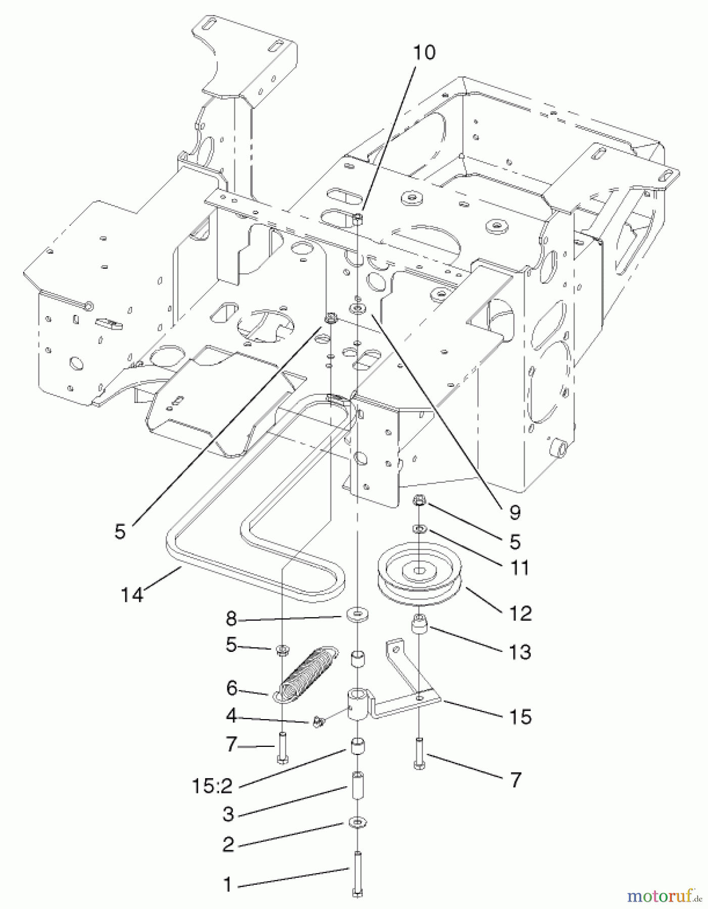  Zerto-Turn Mäher 74198 (Z153) - Toro Z Master Mower, 52