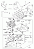 Zerto-Turn Mäher 74198 (Z153) - Toro Z Master Mower, 52" SFS Side Discharge Deck (SN: 230005001 - 230006000) (2003) Listas de piezas de repuesto y dibujos CARBURETOR ASSEMBLY KAWASAKI FH680V-AS21