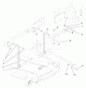 Zerto-Turn Mäher 74200 (Z252) - Toro Z Master Mower (SN: 890001 - 899999) (1998) Listas de piezas de repuesto y dibujos DECK MOUNTING