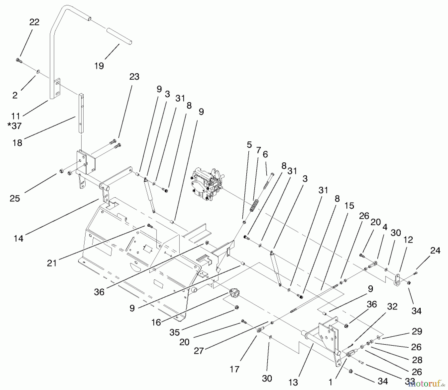  Zerto-Turn Mäher 74202 (Z253) - Toro Z Master Mower, 52