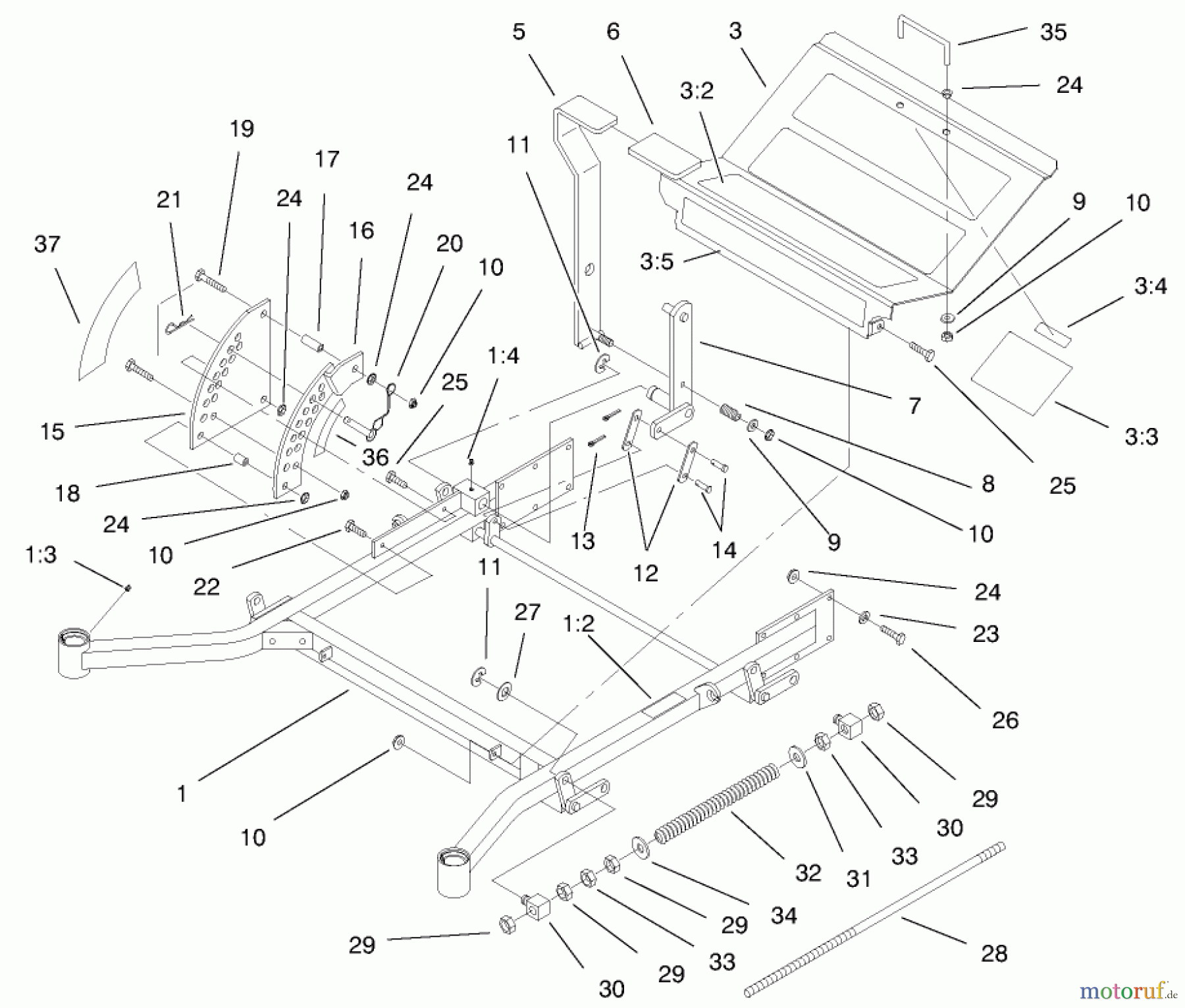  Zerto-Turn Mäher 74202 (Z253) - Toro Z Master Mower, 52