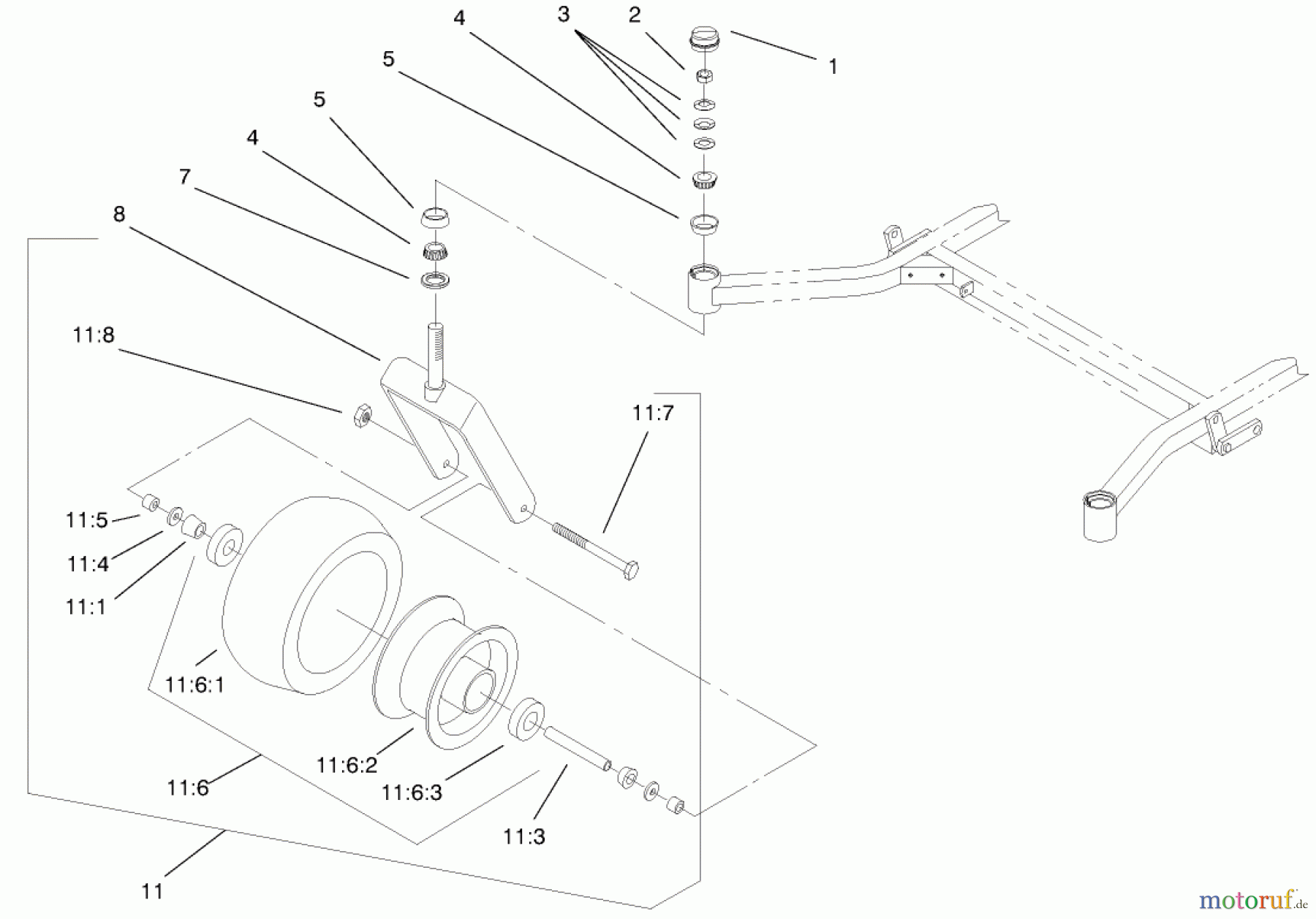  Zerto-Turn Mäher 74203 (Z255) - Toro Z Master Mower, 62