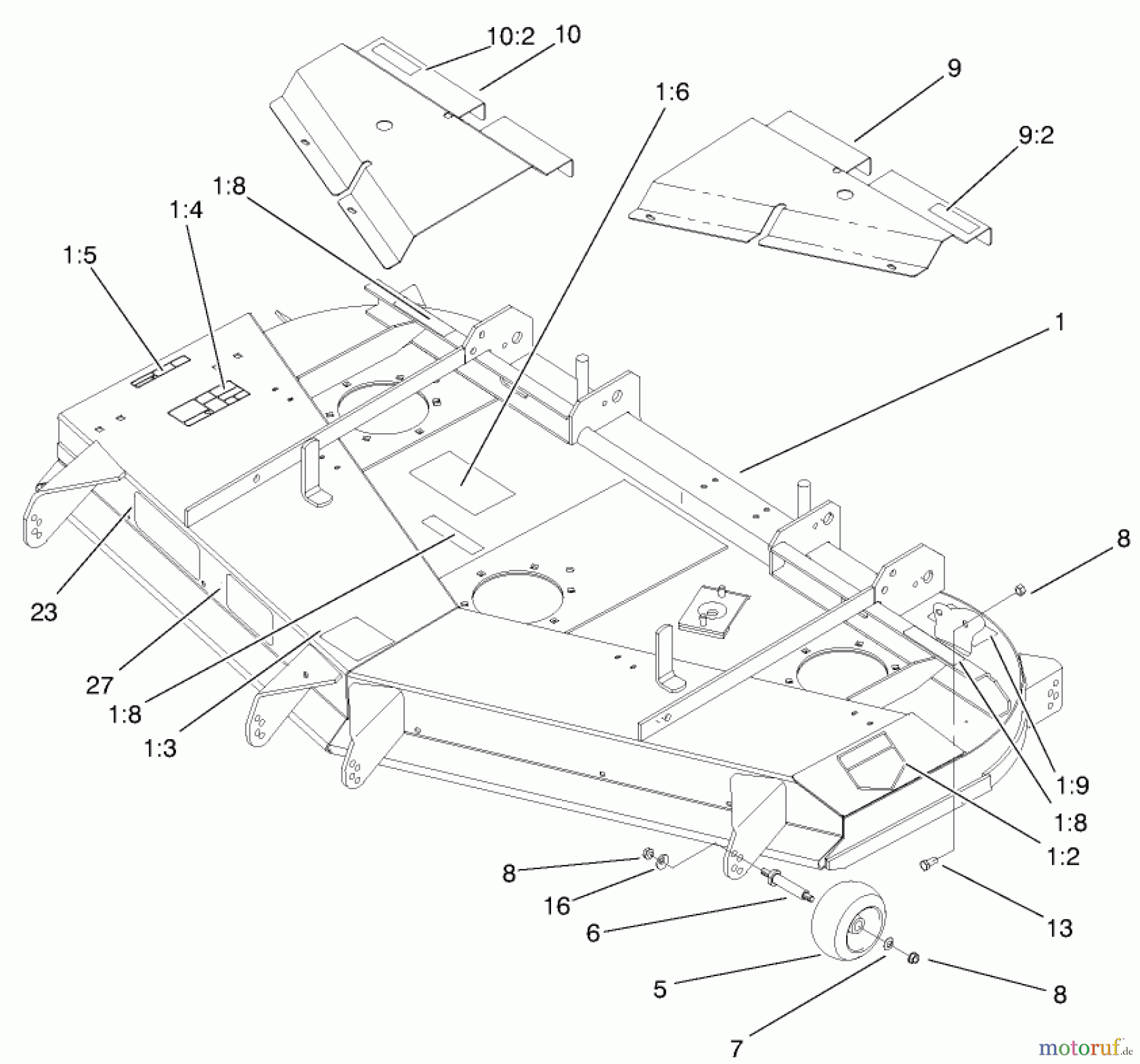  Zerto-Turn Mäher 74203 (Z255) - Toro Z Master Mower, 62