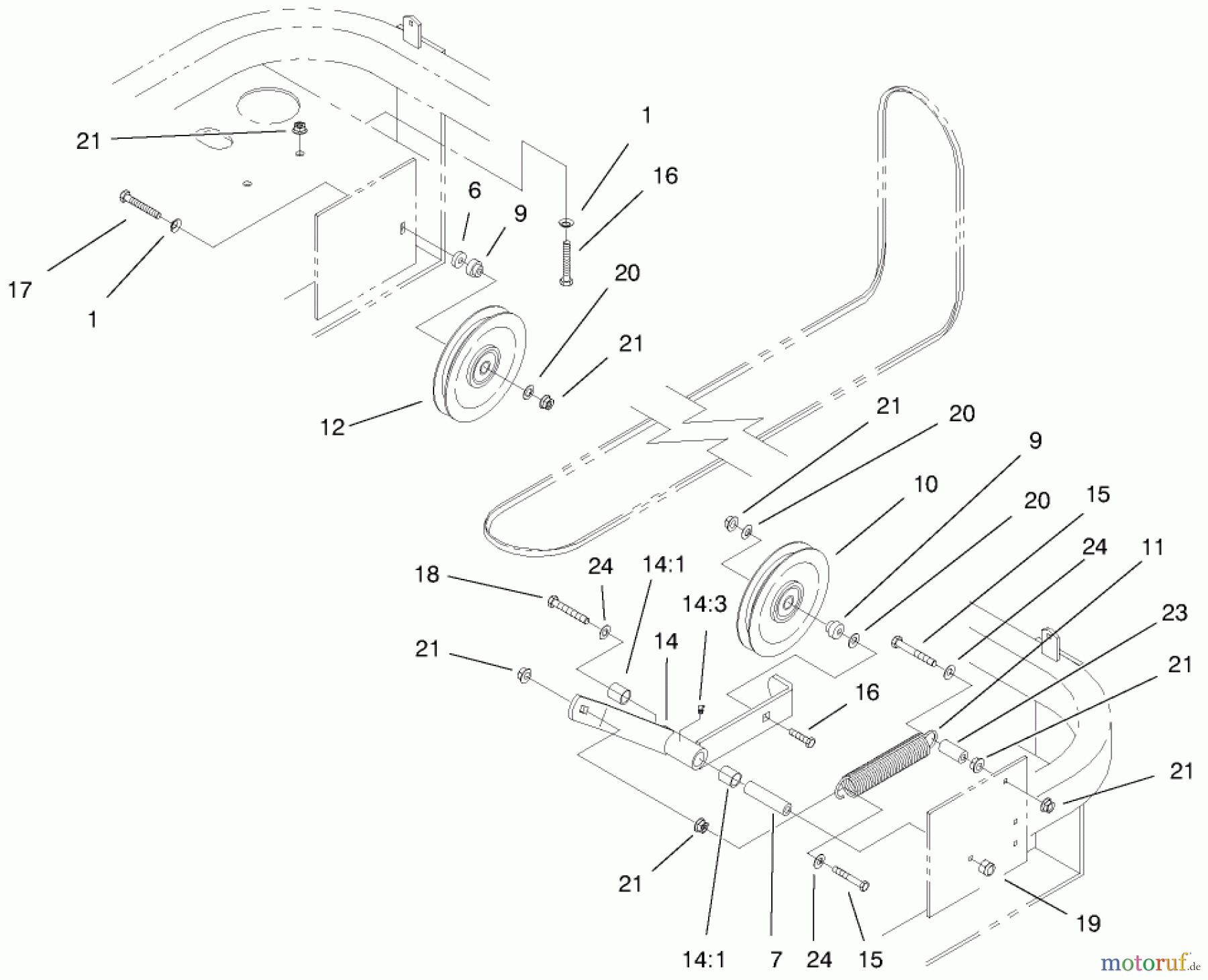  Zerto-Turn Mäher 74203 (Z255) - Toro Z Master Mower, 62