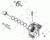 Zerto-Turn Mäher 74203 (Z255) - Toro Z Master Mower, 62" SFS Side Discharge Deck (SN: 990001 - 991999) (1999) Listas de piezas de repuesto y dibujos GROUP 2-CRANKCASE (CH25S 68606 KOHLER)