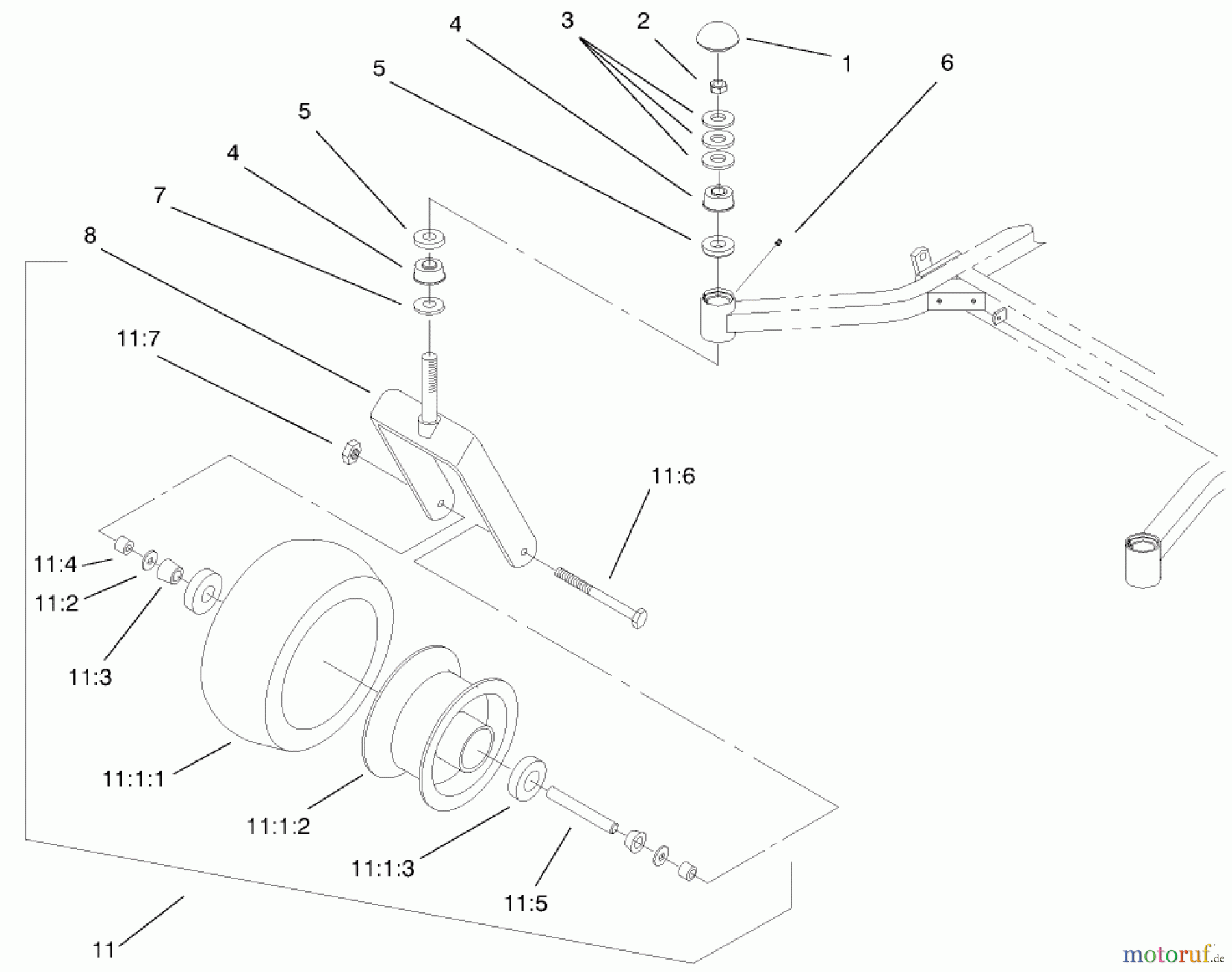  Zerto-Turn Mäher 74203 (Z255) - Toro Z Master Mower, 62