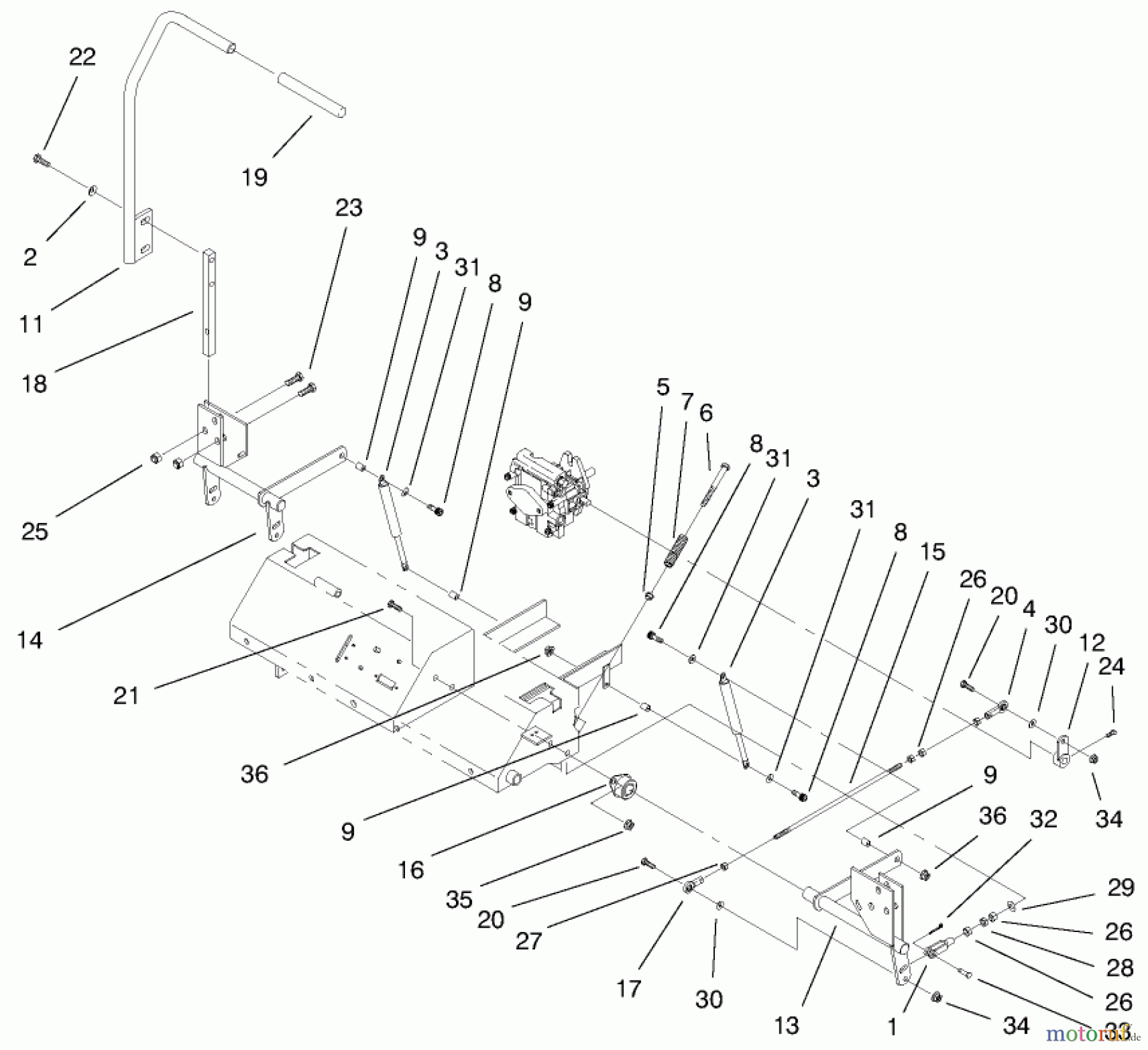  Zerto-Turn Mäher 74203 (Z255) - Toro Z Master Mower, 62