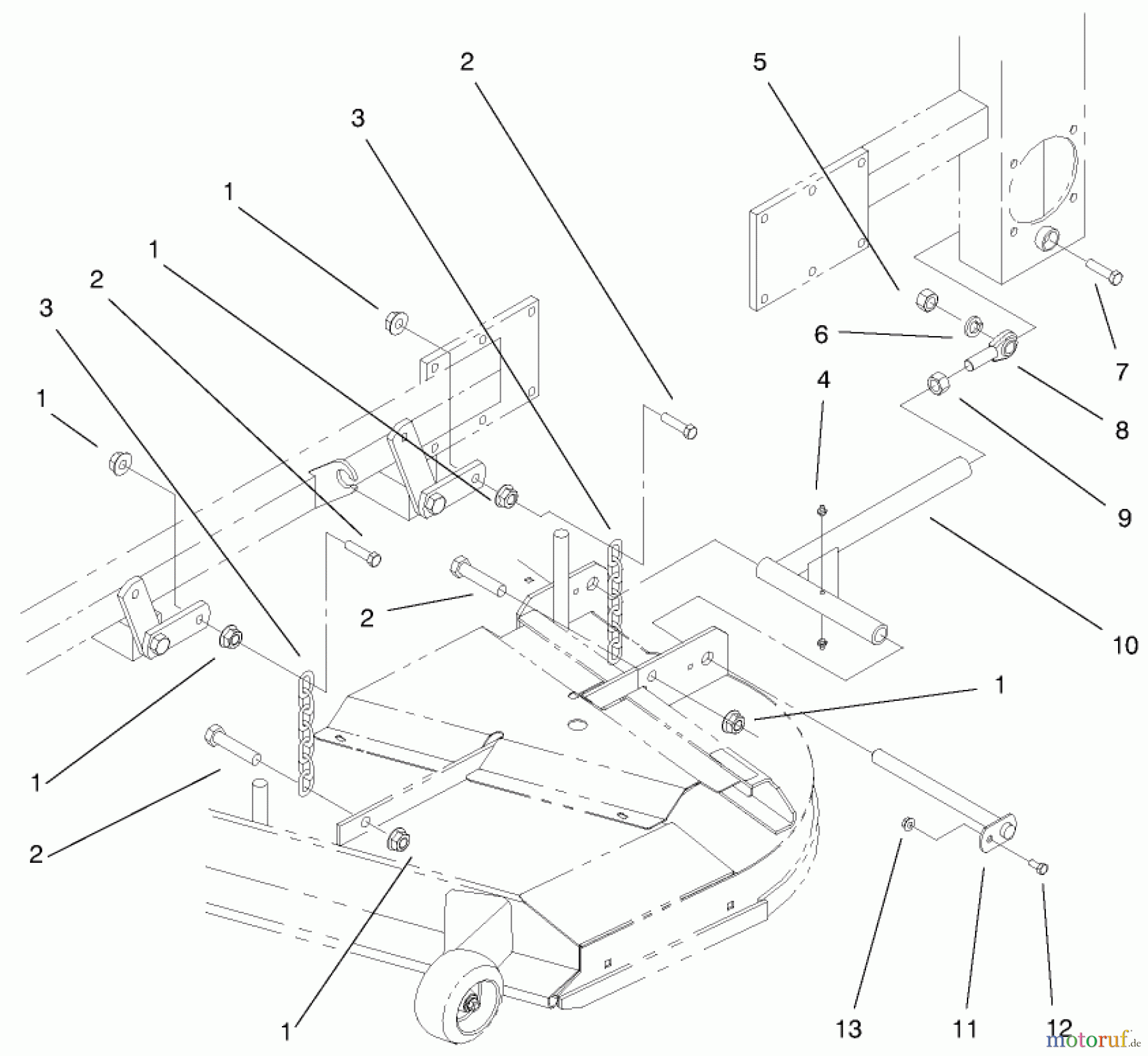  Zerto-Turn Mäher 74203 (Z255) - Toro Z Master Mower, 62