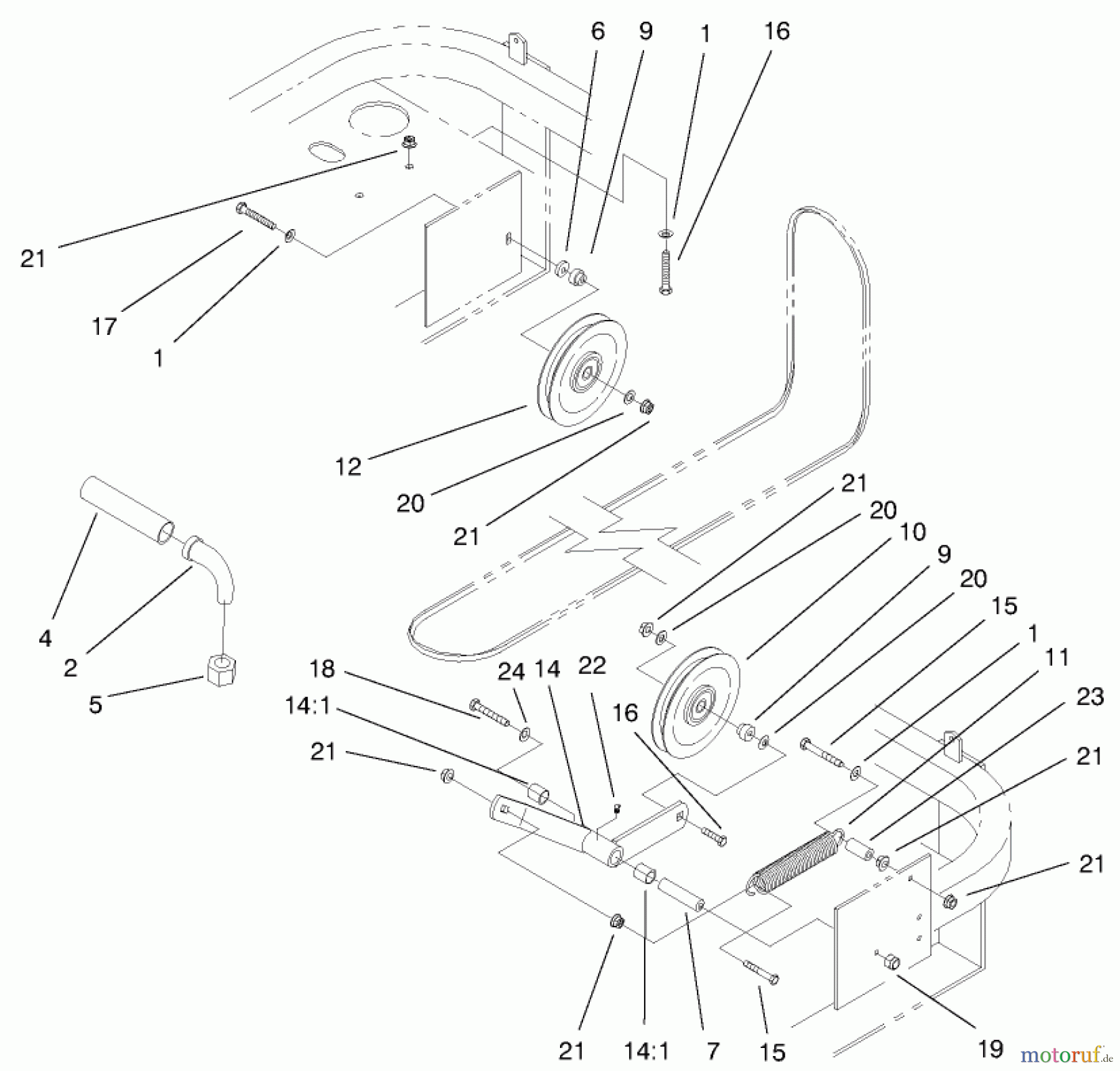  Zerto-Turn Mäher 74203 (Z255) - Toro Z Master Mower, 62