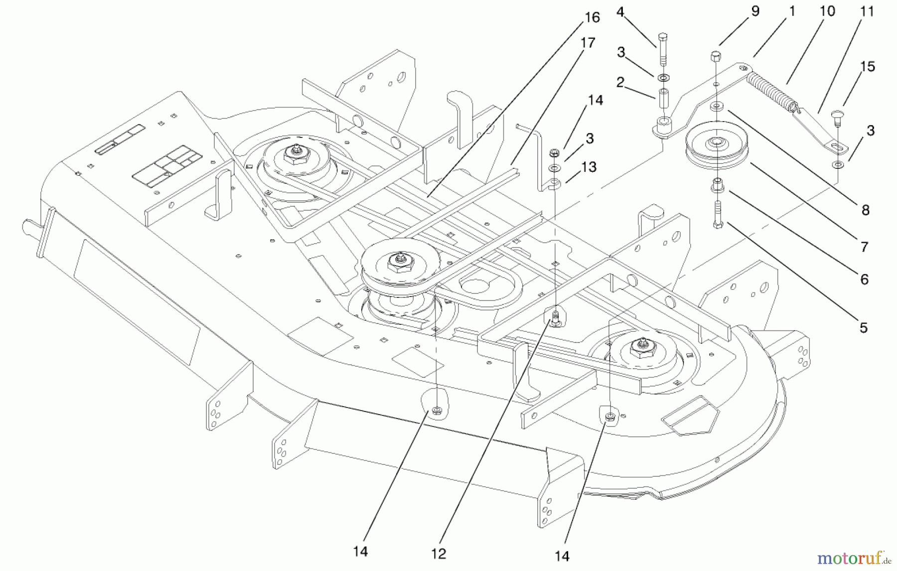  Zerto-Turn Mäher 74204 (Z255) - Toro Z Master Mower, 52