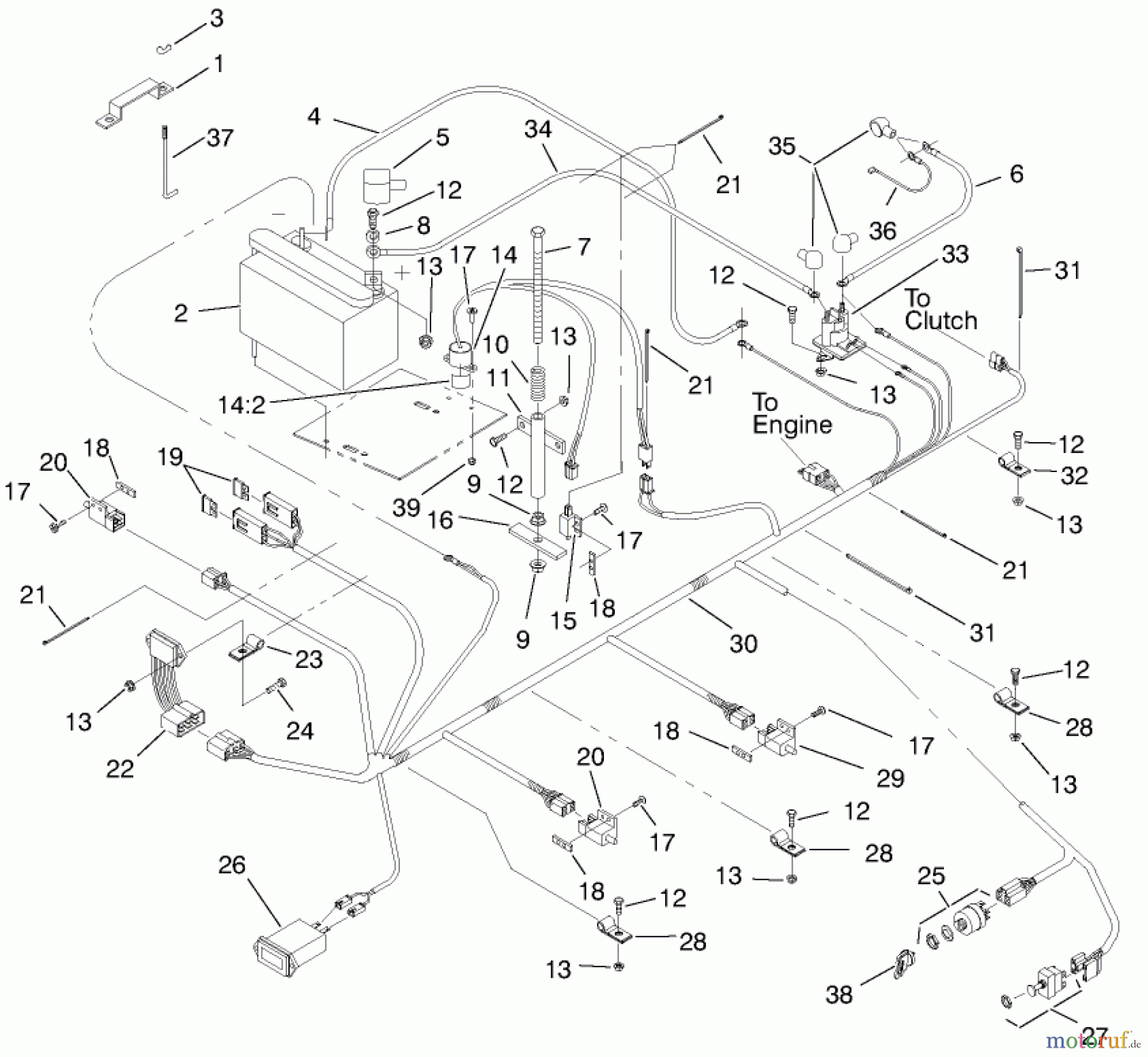  Zerto-Turn Mäher 74204 (Z255) - Toro Z Master Mower, 52