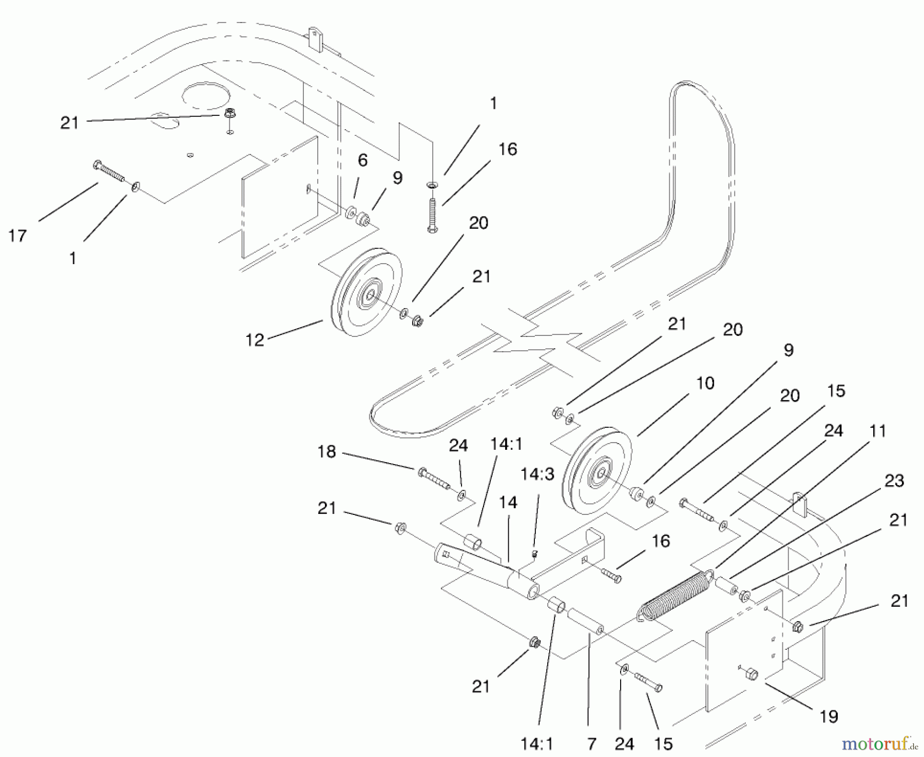  Zerto-Turn Mäher 74204 (Z255) - Toro Z Master Mower, 52