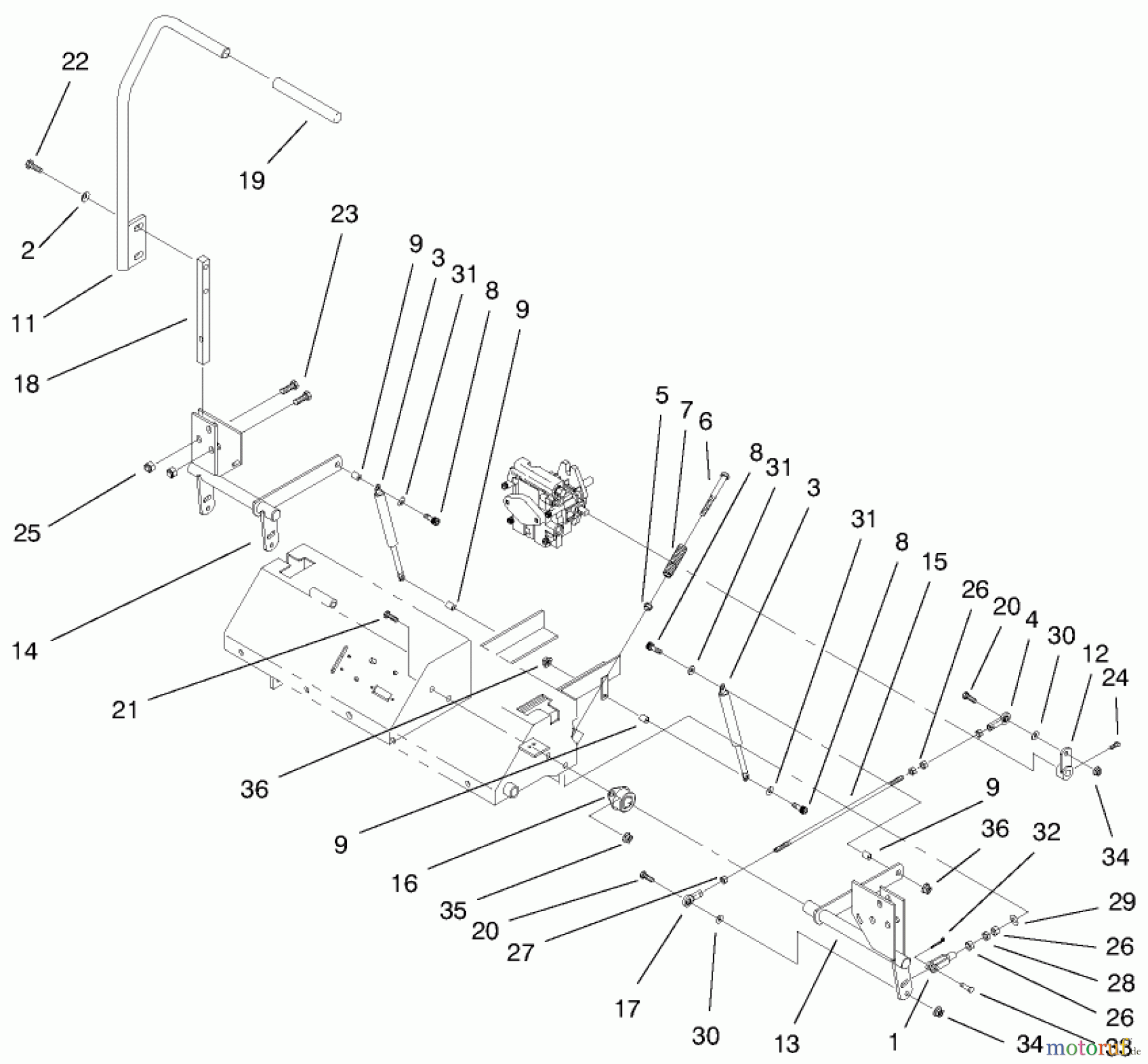  Zerto-Turn Mäher 74204 (Z255) - Toro Z Master Mower, 52