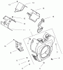 Zerto-Turn Mäher 74204 (Z255) - Toro Z Master Mower, 52" SFS Side Discharge Deck (SN: 990001 - 991999) (1999) Listas de piezas de repuesto y dibujos GROUP 6-BLOWER HOUSING & BAFFLES (CH25S 68606 KOHLER)