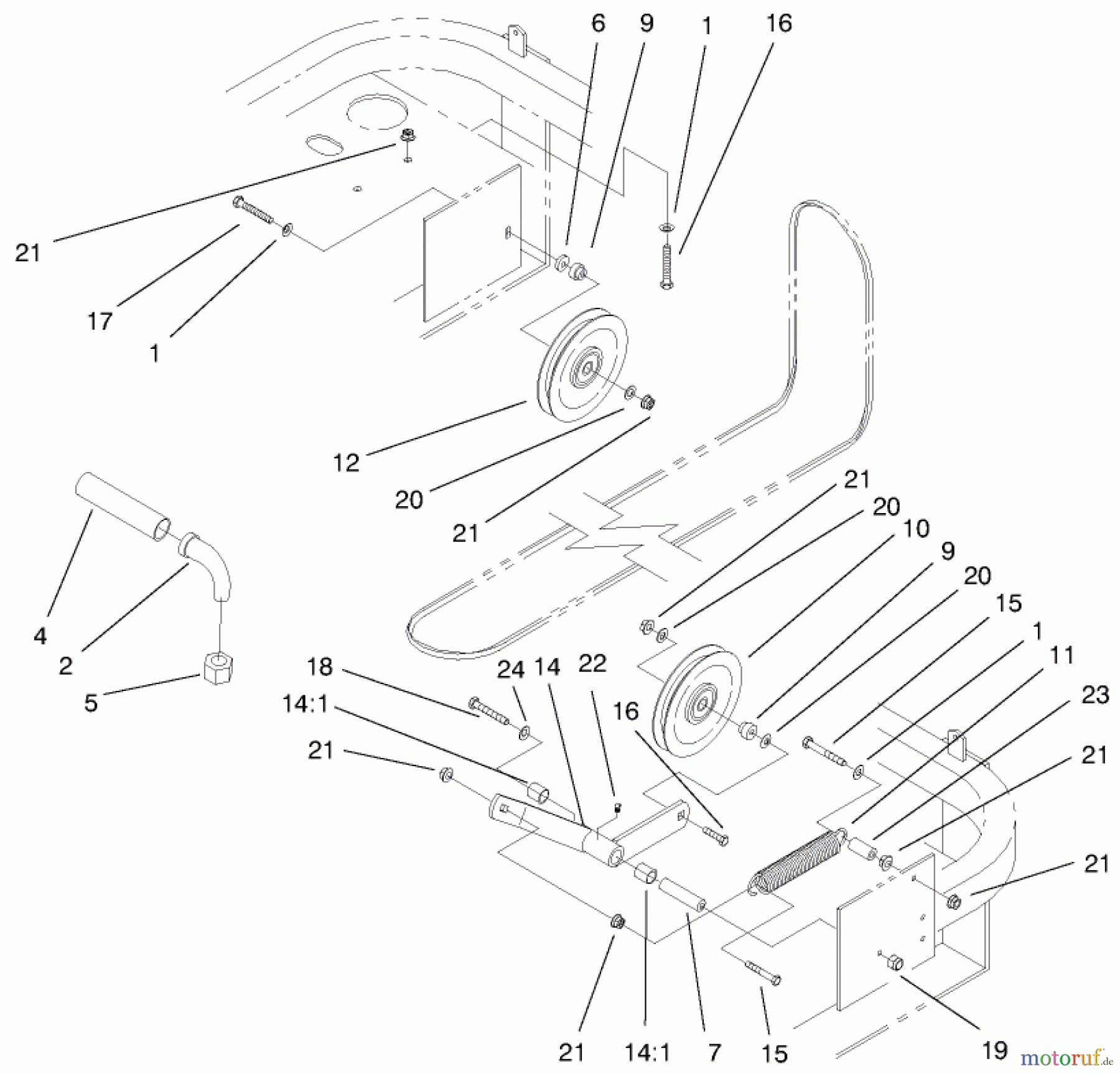  Zerto-Turn Mäher 74204 (Z255) - Toro Z Master Mower, 52