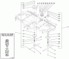 Zerto-Turn Mäher 74205 (Z255) - Toro Z Master Mower, 72" SFS Side Discharge Deck (SN: 200000001 - 200999999) (2000) Listas de piezas de repuesto y dibujos DEFLECTOR, SPINDLE AND PULLEY ASSEMBLY