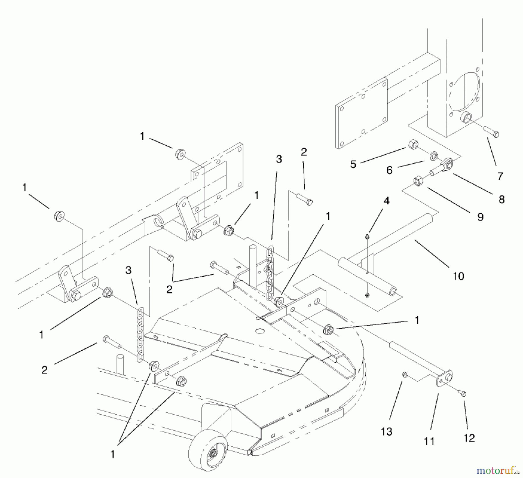  Zerto-Turn Mäher 74209 (Z253) - Toro Z Master Mower, 62