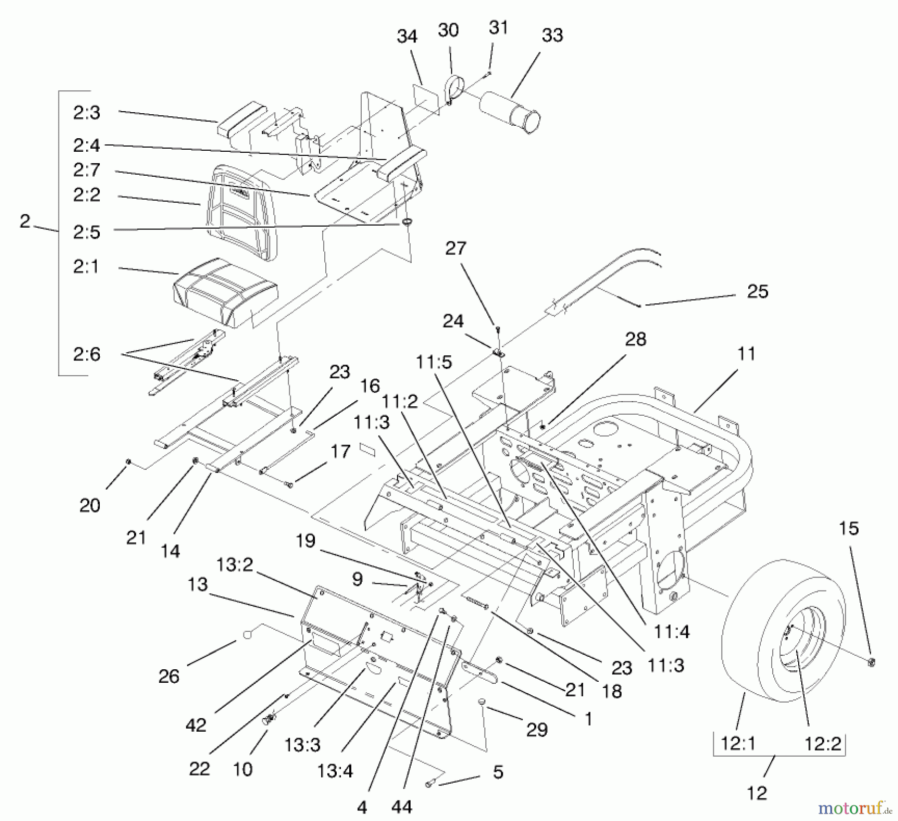  Zerto-Turn Mäher 74209 (Z253) - Toro Z Master Mower, 62