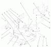 Zerto-Turn Mäher 74211 (Z252L) - Toro Z Master Mower, 52" SFS Side Discharge Deck (SN: 200000001 - 200999999) (2000) Listas de piezas de repuesto y dibujos FRAME AND DECK ASSEMBLY