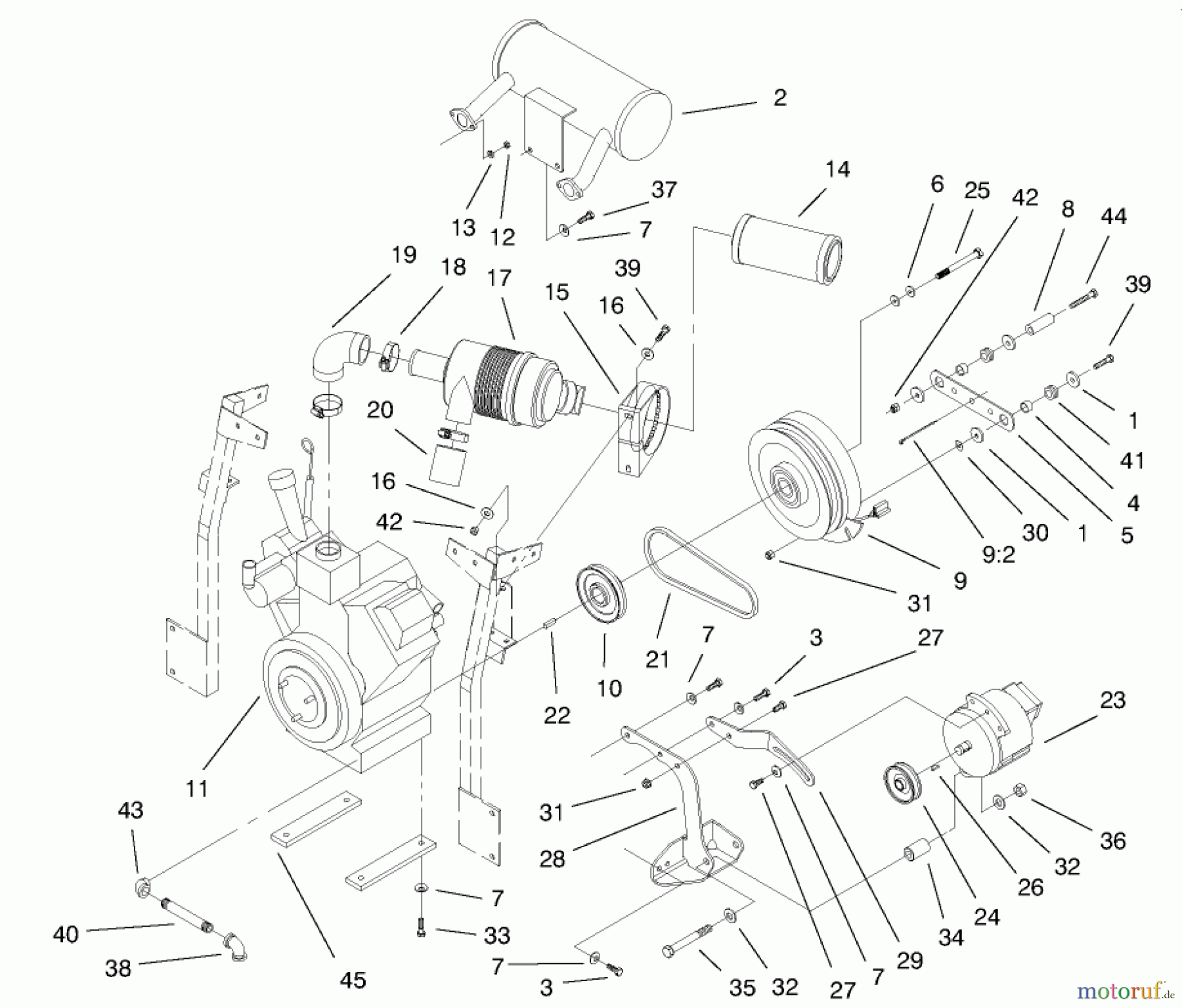  Zerto-Turn Mäher 74212 (Z252L) - Toro Z Master Mower, 62