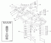 Zerto-Turn Mäher 74212 (Z252L) - Toro Z Master Mower, 62" SFS Side Discharge Deck (SN: 200000001 - 200999999) (2000) Listas de piezas de repuesto y dibujos SPINDLE AND PULLEY ASSEMBLY