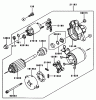 Zerto-Turn Mäher 74212 (Z252L) - Toro Z Master Mower, 62" SFS Side Discharge Deck (SN: 200000001 - 200999999) (2000) Listas de piezas de repuesto y dibujos STARTER-KAWASAKI FD661D S03