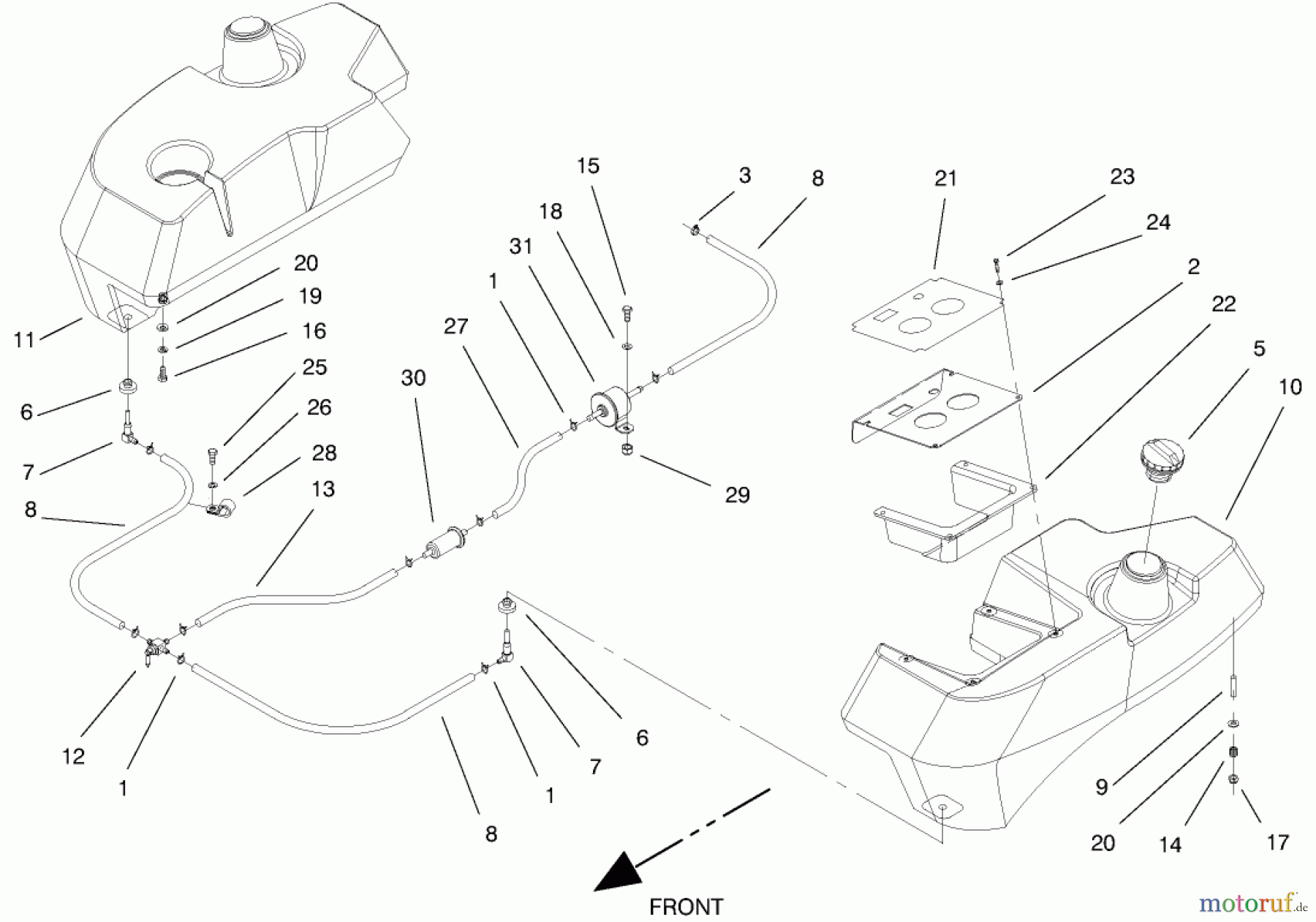  Zerto-Turn Mäher 74212 (Z252L) - Toro Z Master Mower, 62