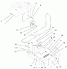 Zerto-Turn Mäher 74212 (Z252L) - Toro Z Master Mower, 62" SFS Side Discharge Deck (SN: 990001 - 991000) (1999) Listas de piezas de repuesto y dibujos IDLER ASSEMBLY