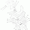 Zerto-Turn Mäher 74212 (Z252L) - Toro Z Master Mower, 62" SFS Side Discharge Deck (SN: 991001 - 999999) (1999) Listas de piezas de repuesto y dibujos IDLER ASSEMBLY