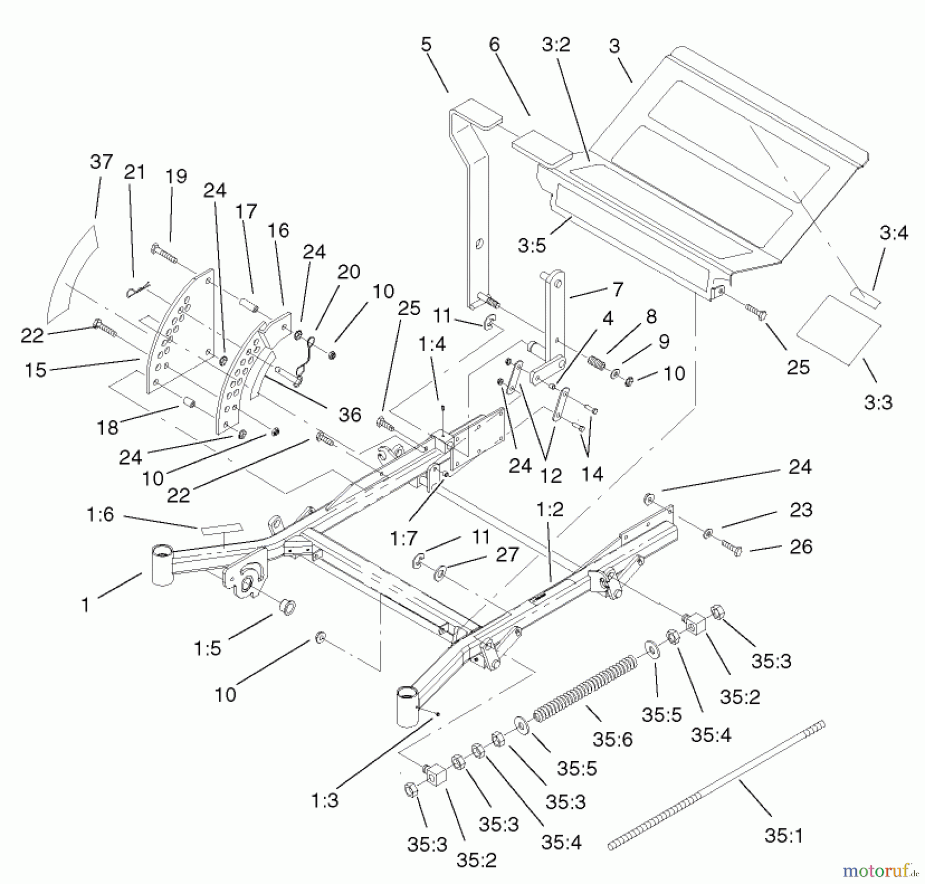  Zerto-Turn Mäher 74213 (Z287L) - Toro Z Master Mower, 62