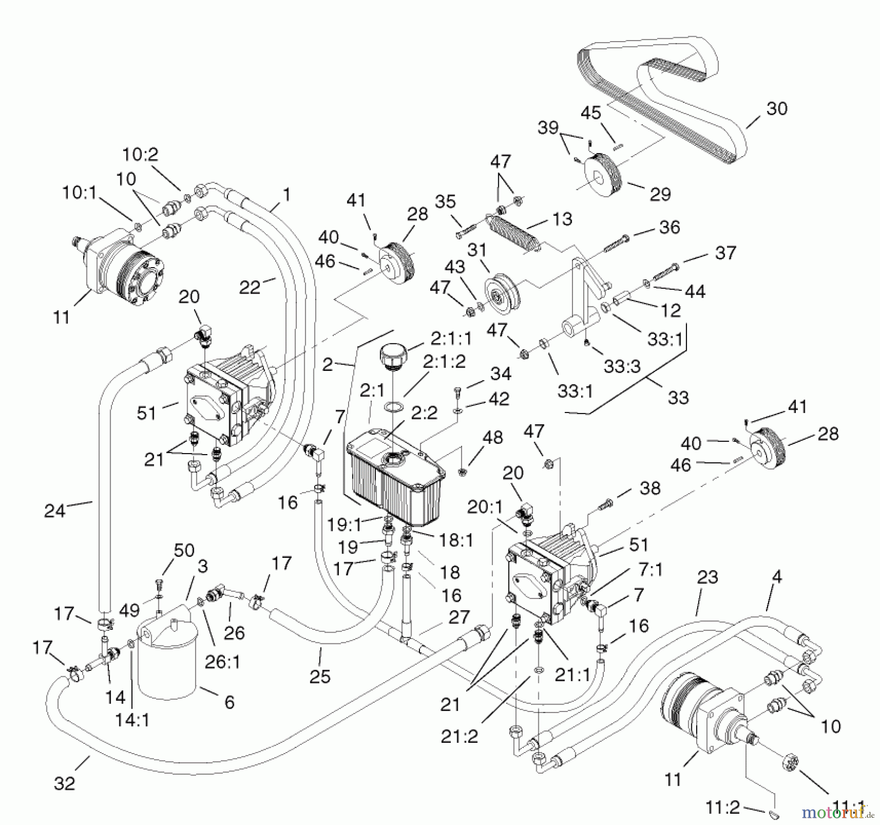  Zerto-Turn Mäher 74213 (Z287L) - Toro Z Master Mower, 62