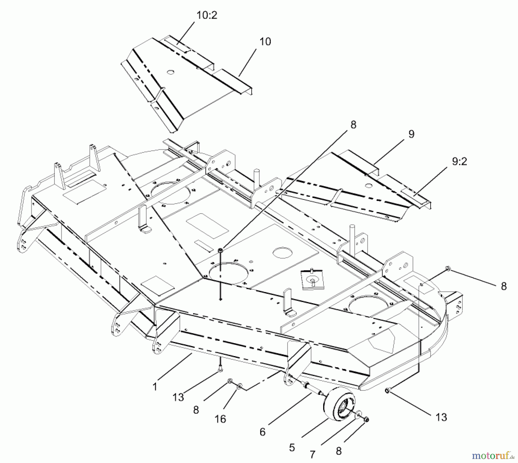  Zerto-Turn Mäher 74236 (Z287L) - Toro Z Master Mower, 62