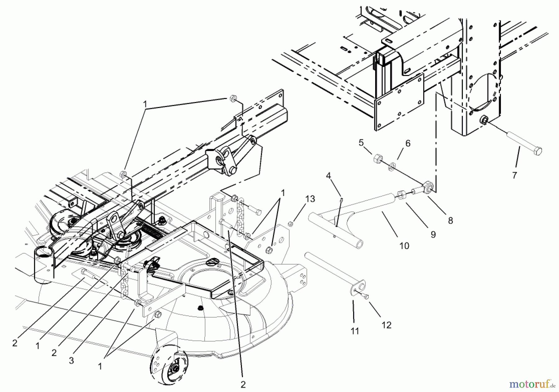  Zerto-Turn Mäher 74236 (Z287L) - Toro Z Master Mower, 62