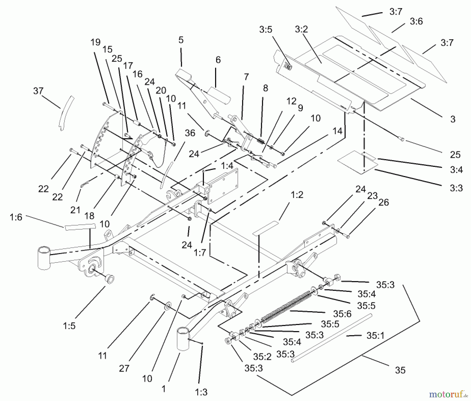  Zerto-Turn Mäher 74213 (Z287L) - Toro Z Master Mower, 62