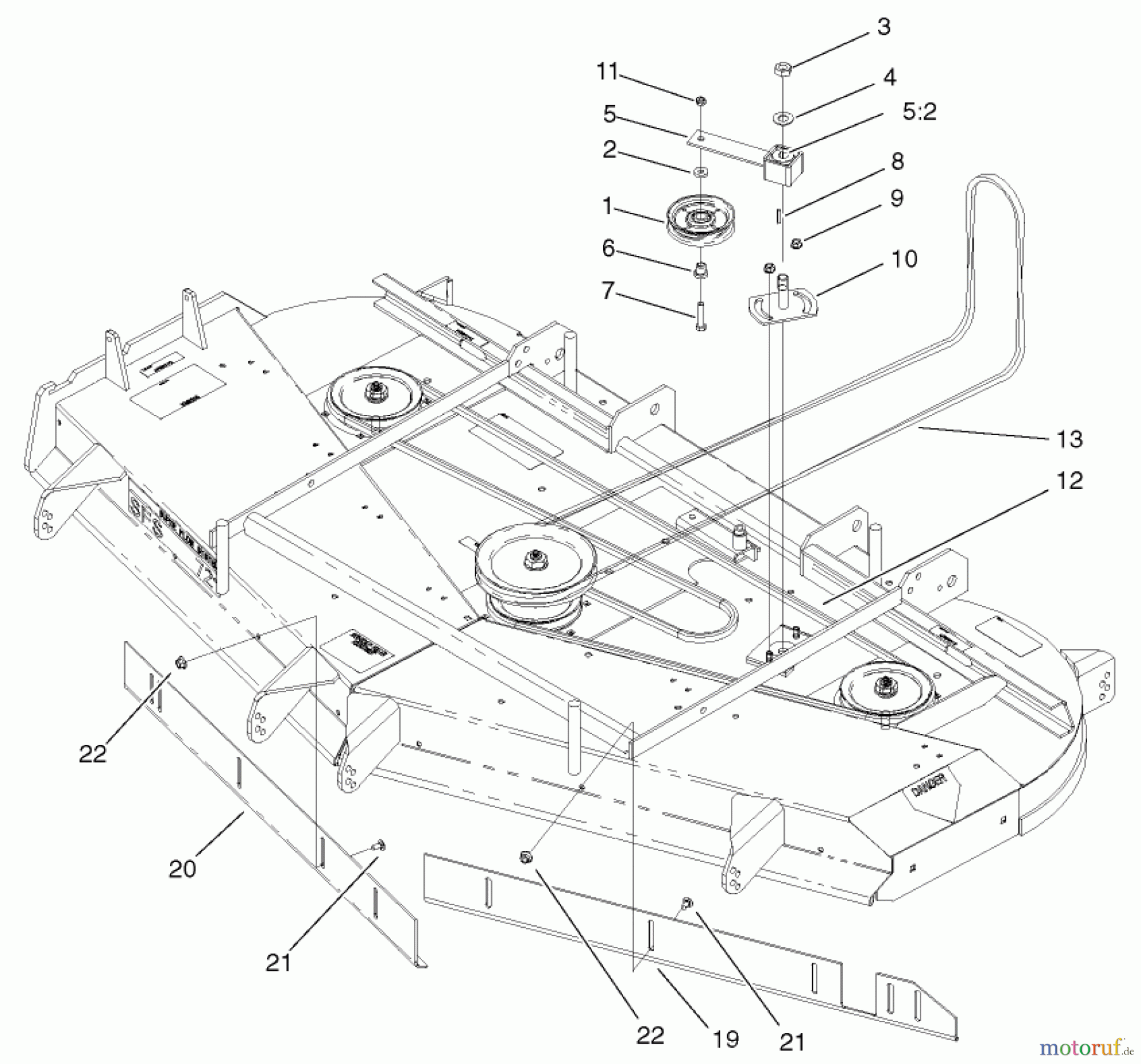  Zerto-Turn Mäher 74214 (Z287L) - Toro Z Master Mower, 72