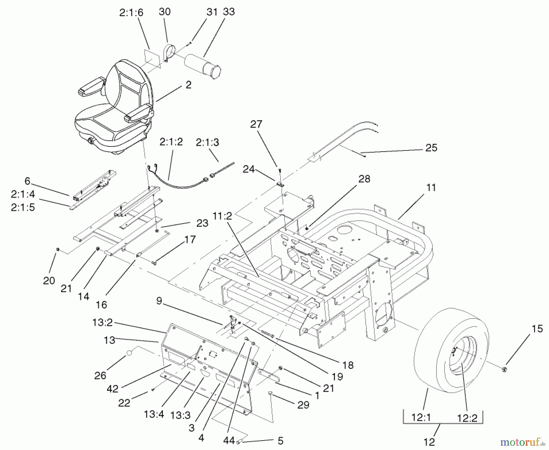  Zerto-Turn Mäher 74214 (Z287L) - Toro Z Master Mower, 72