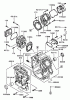 Zerto-Turn Mäher 74214 (Z287L) - Toro Z Master Mower, 72" SFS Side Discharge Deck (SN: 220000001 - 220999999) (2002) Listas de piezas de repuesto y dibujos CYLINDER/CRANKCASE (KAWASAKI FD750D-AS03)