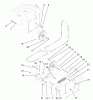 Zerto-Turn Mäher 74214 (Z287L) - Toro Z Master Mower, 72" SFS Side Discharge Deck (SN: 220000001 - 220999999) (2002) Listas de piezas de repuesto y dibujos IDLER ASSEMBLY