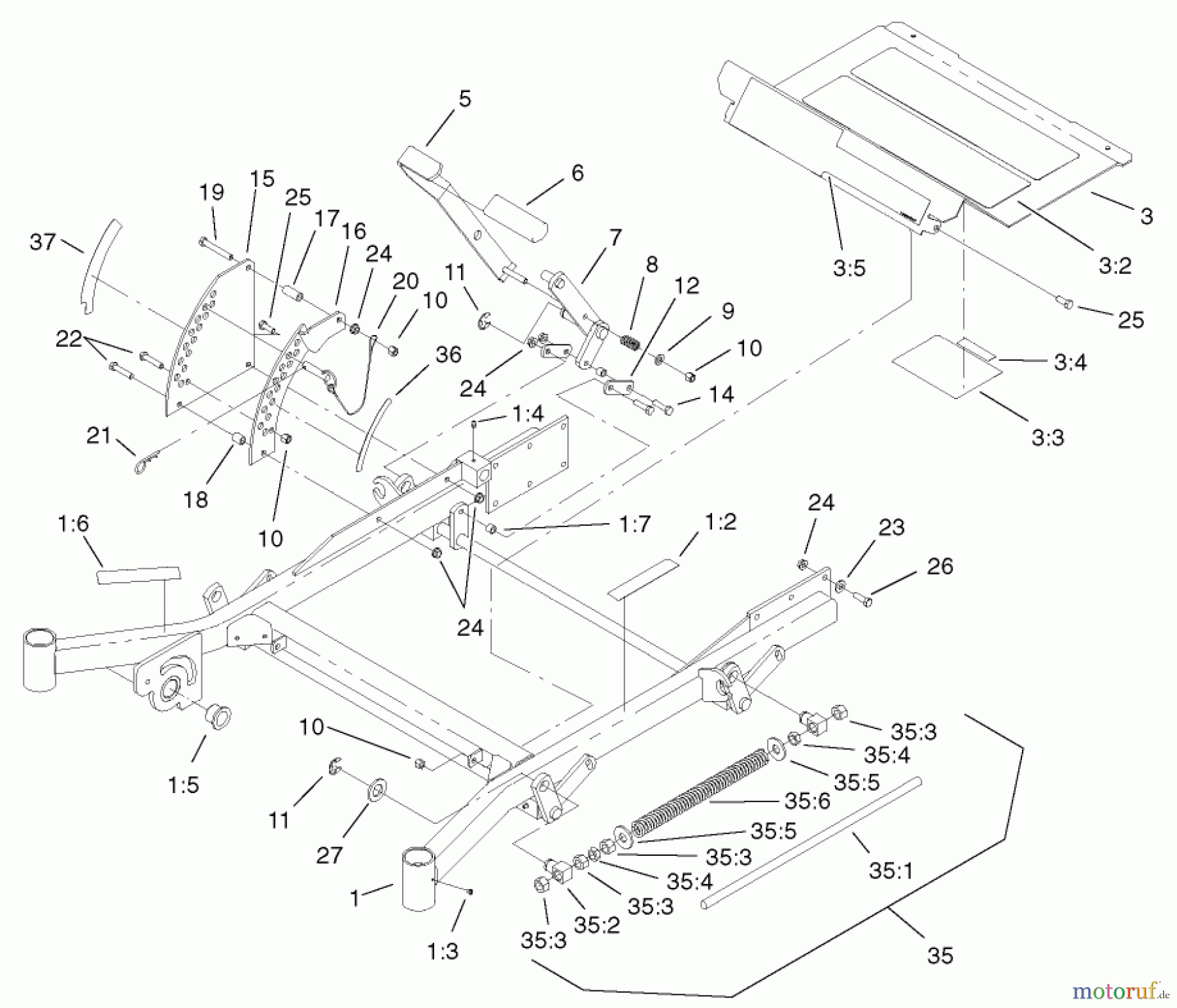  Zerto-Turn Mäher 74214 (Z287L) - Toro Z Master Mower, 72