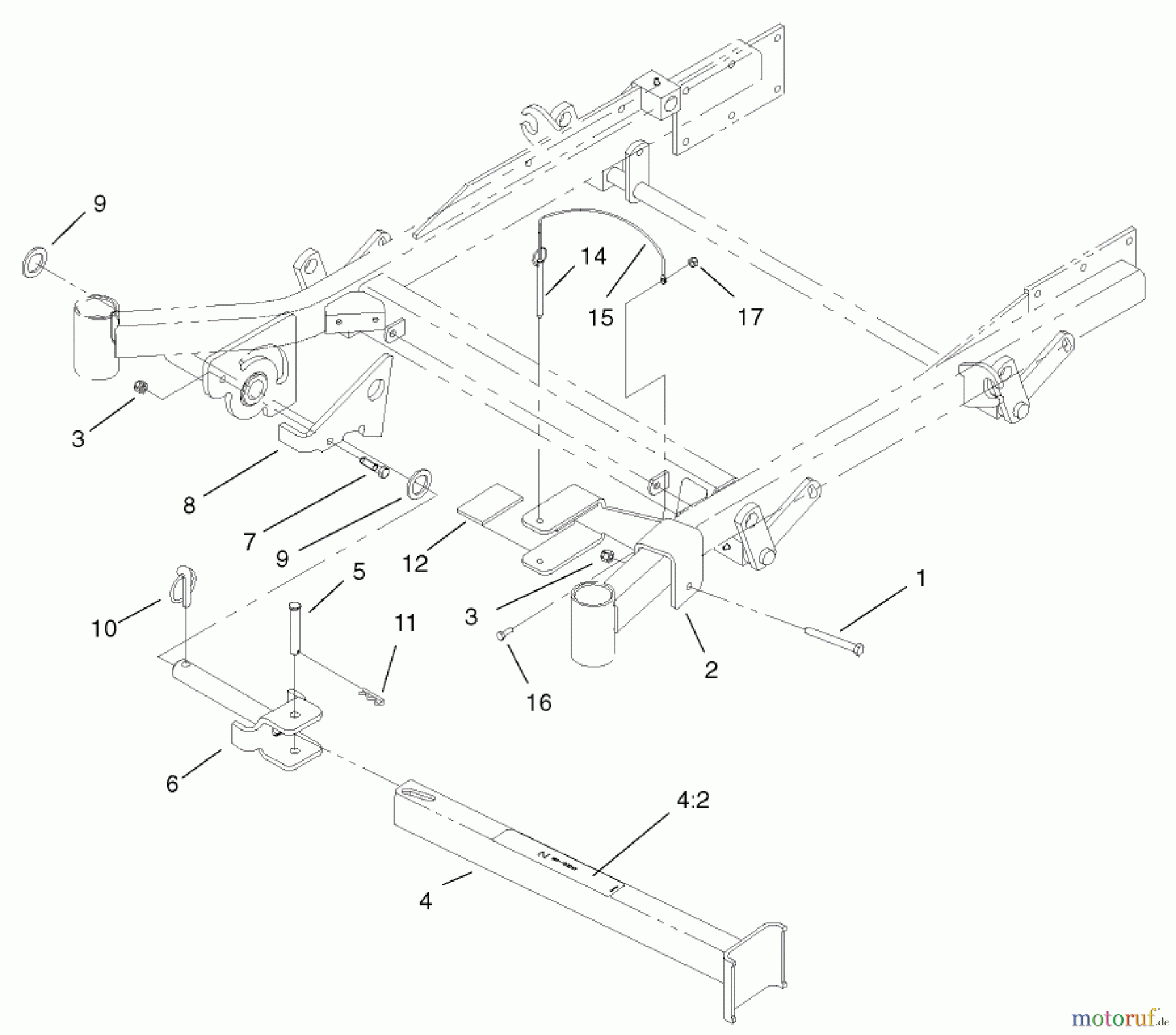  Zerto-Turn Mäher 74214 (Z287L) - Toro Z Master Mower, 72