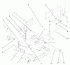 Zerto-Turn Mäher 74218 (Z256) - Toro Z Master Mower, 62" SFS Side Discharge Deck (SN: 200000001 - 200999999) (2000) Listas de piezas de repuesto y dibujos FRAME AND DECK ASSEMBLY